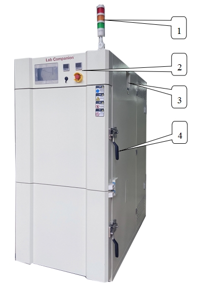 2 Boxes Basket Type Thermal Shock Test Chamber